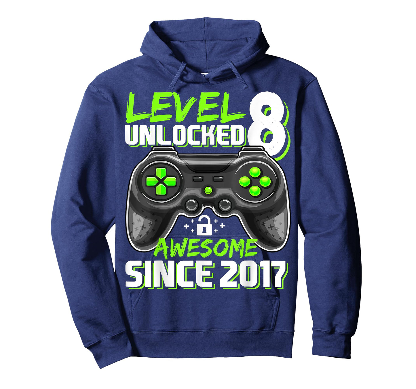 8th Birthday Boy Level 8 Gamer 8 Year Video Game Party T-Shirt