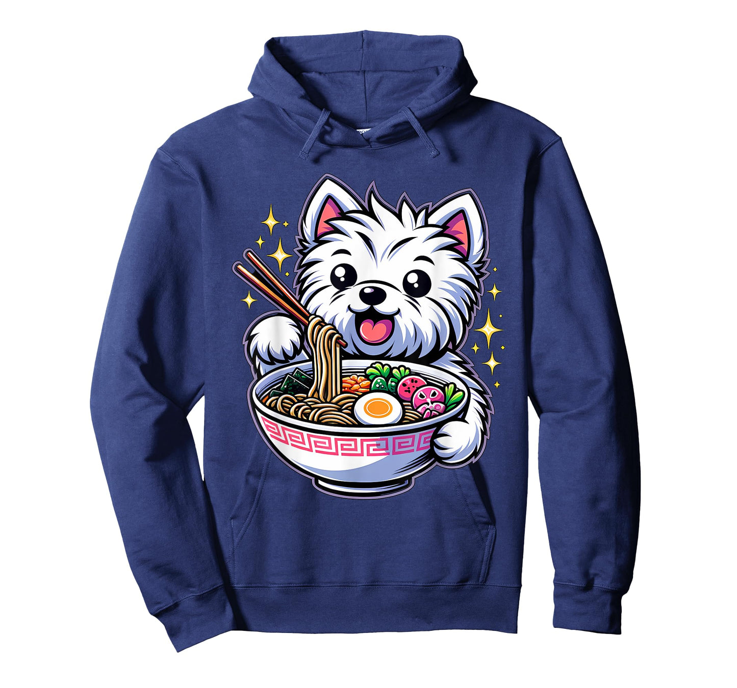 Kawaii Anime West Highland Terrier Dog Ramen T-Shirt
