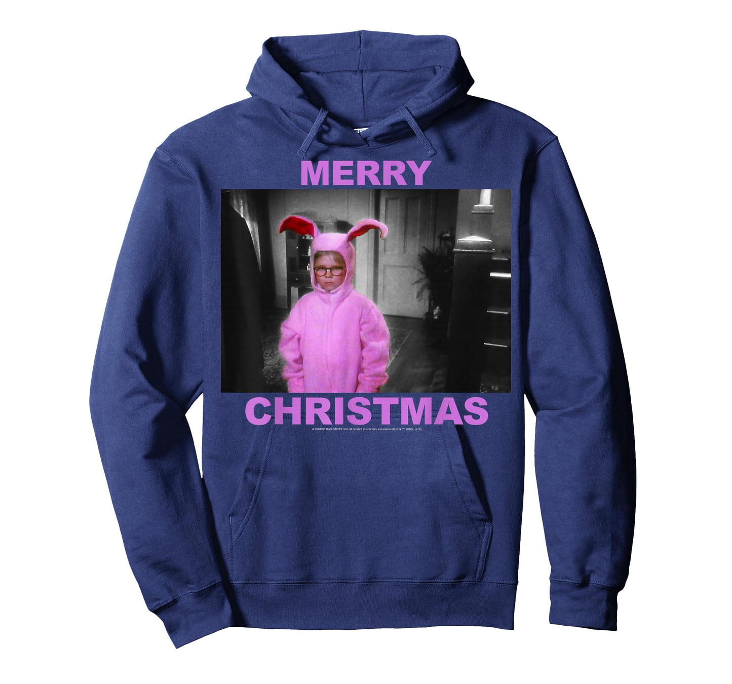 A Christmas Story Ralphie Pink Bunny Suit Merry Christmas T-Shirt