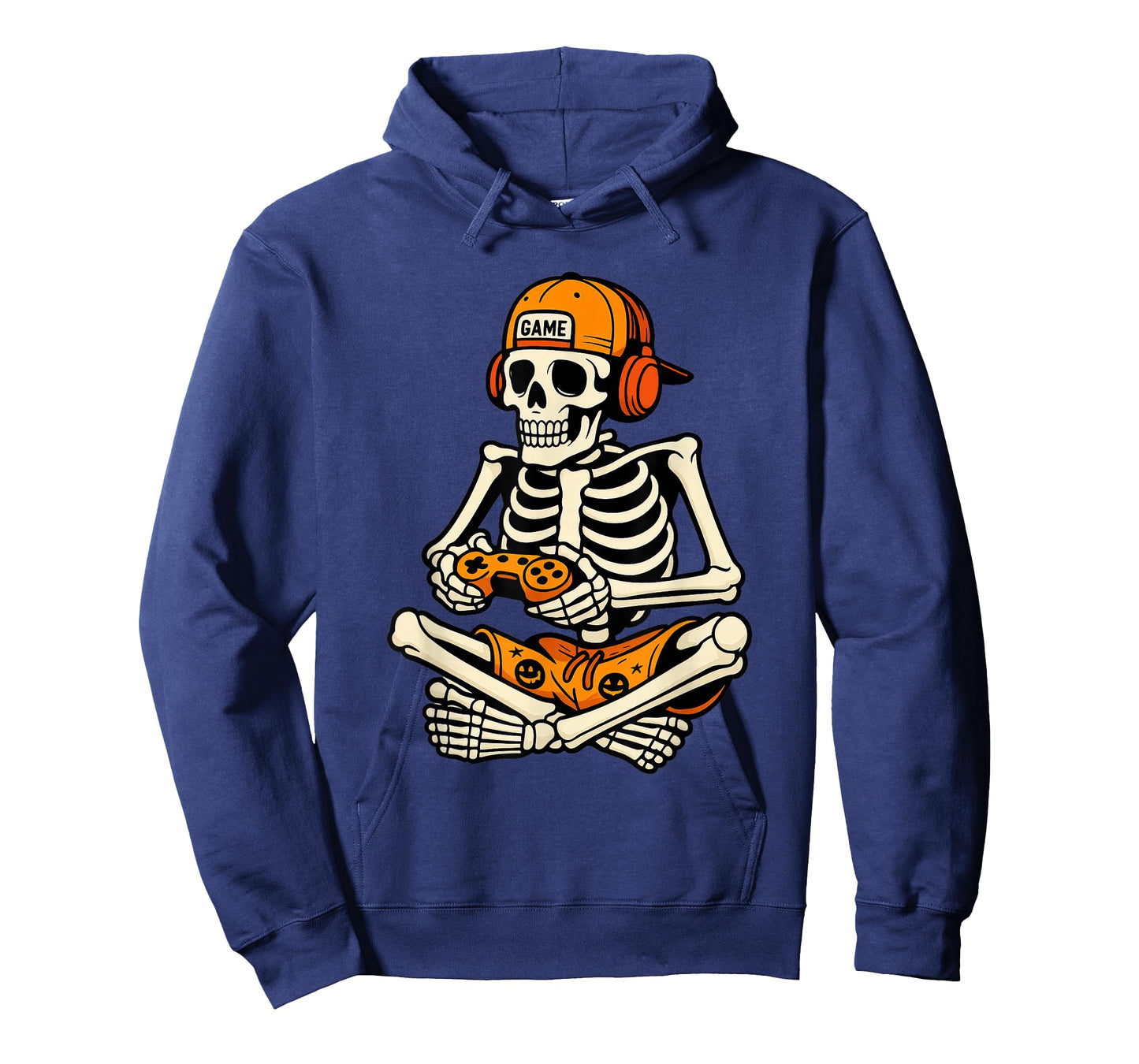 Skeleton Gamer Headphone Funny Halloween Gaming Boys Kids T-Shirt