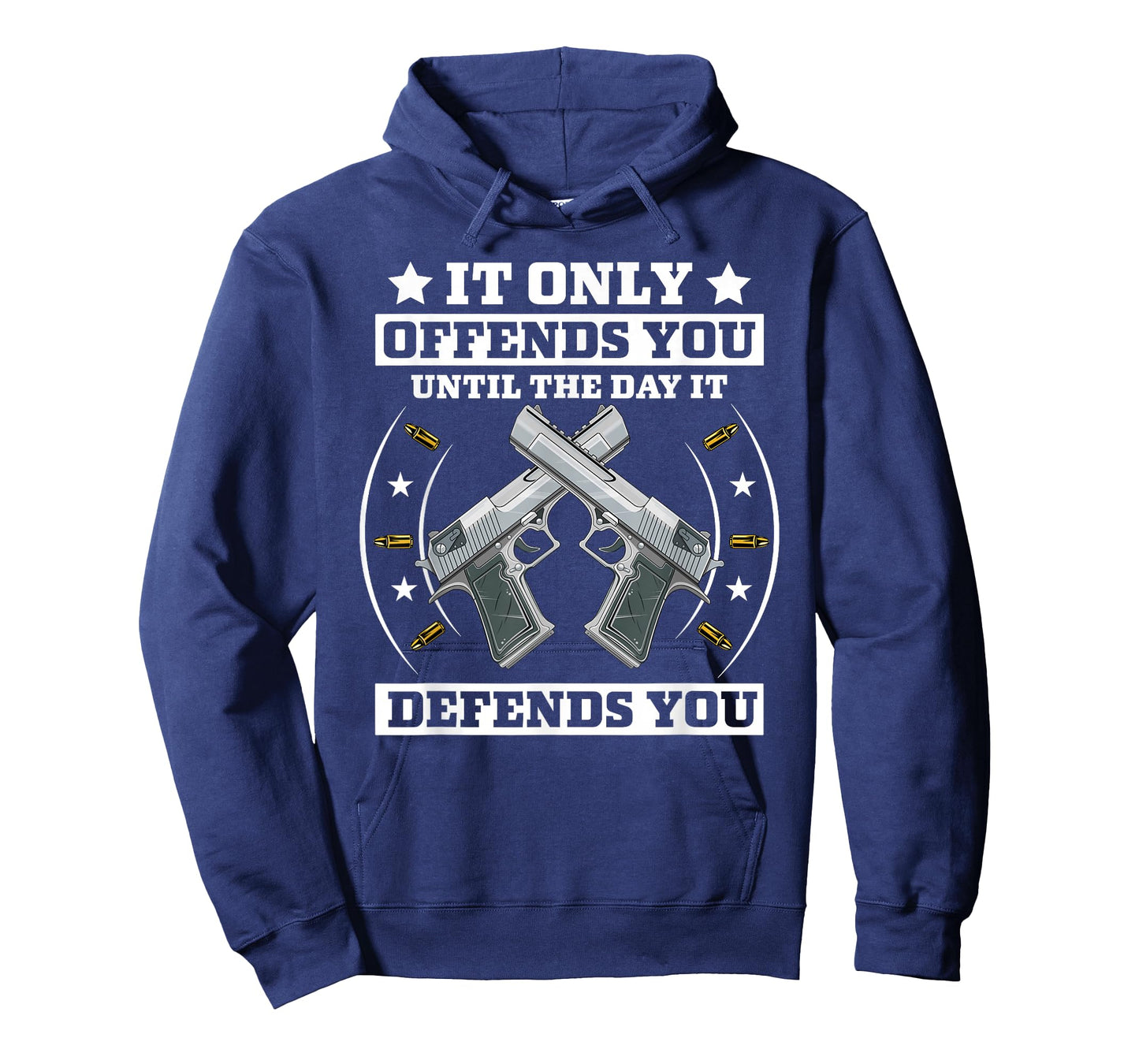 It Offends You Until It Defends You - Pro 2nd Amendment T-Shirt Small