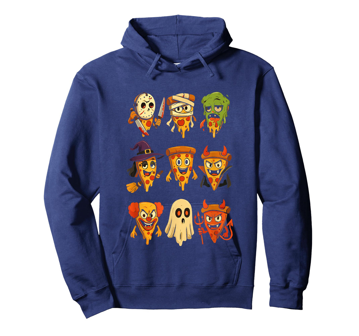 Funny Halloween Pizza T-Shirt