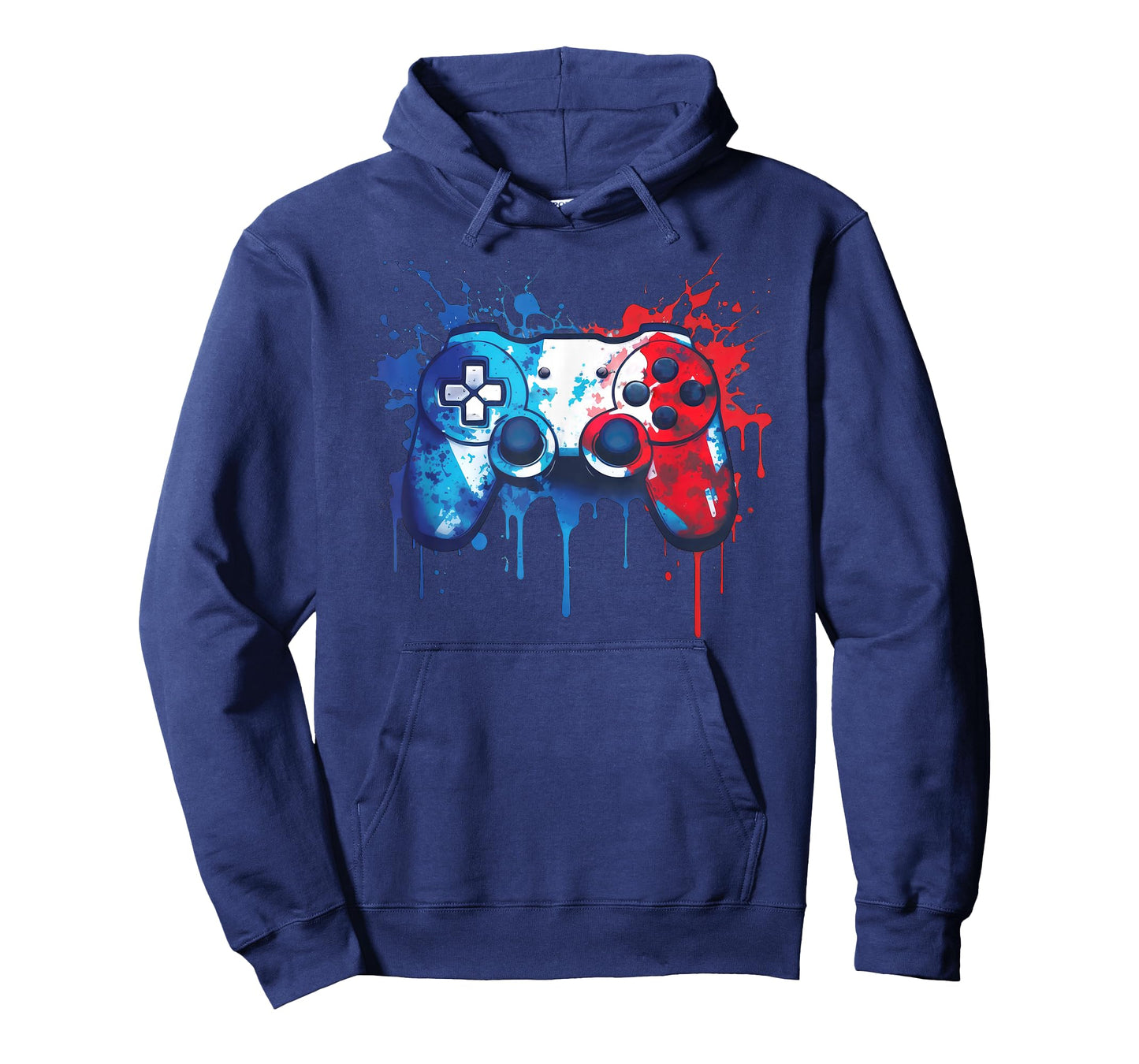 Patriotic Gamer - Red White Blue 4th of July Video Game T-Shirt