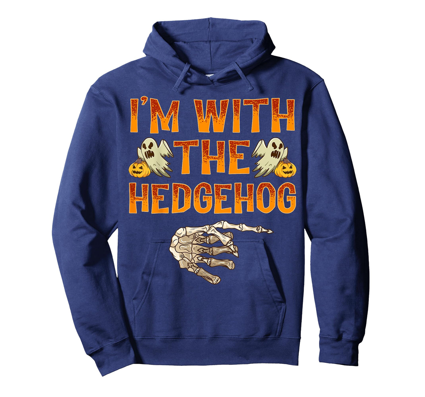 I'm With The Hedgehog Costume Funny Halloween Couple T-Shirt