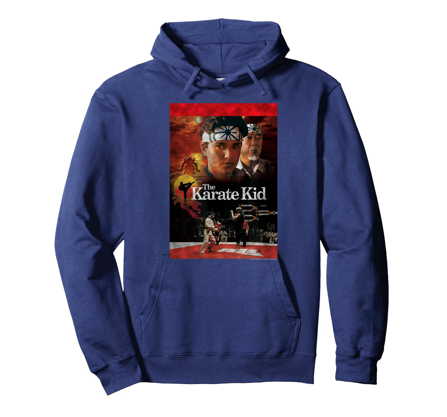 The Karate Kid Movie Poster Distressed Vintage Movie T-Shirt