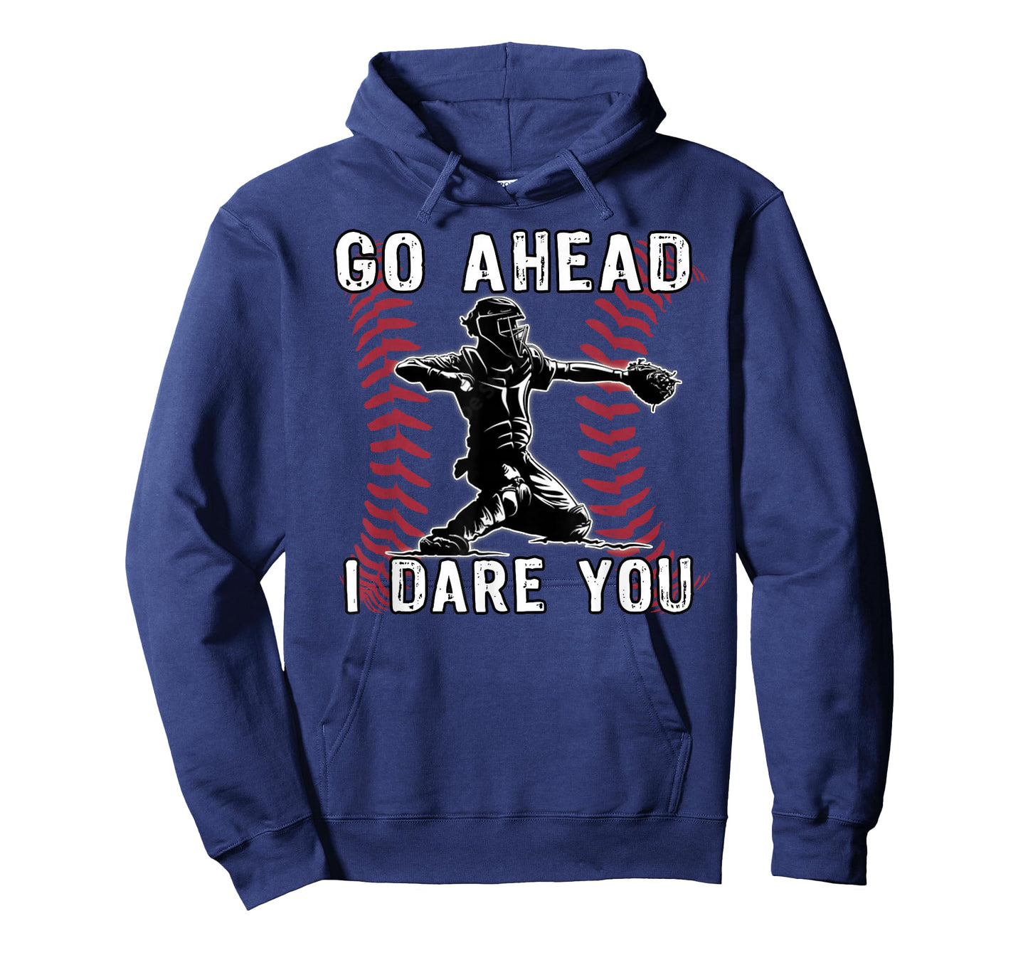 Baseball Catcher Go Ahead I Dare You T-Shirt