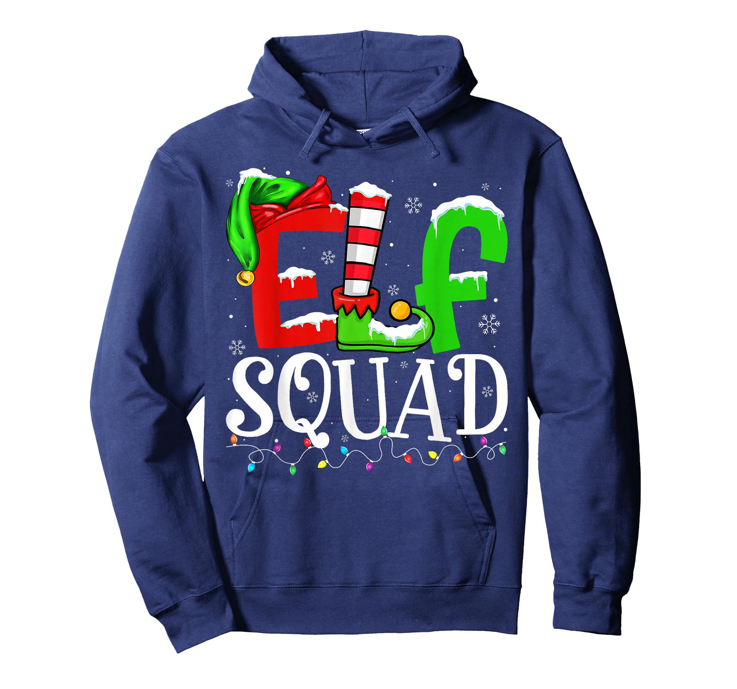 Elf Family Christmas Shirts Matching Pajamas Xmas Elf Squad T-Shirt