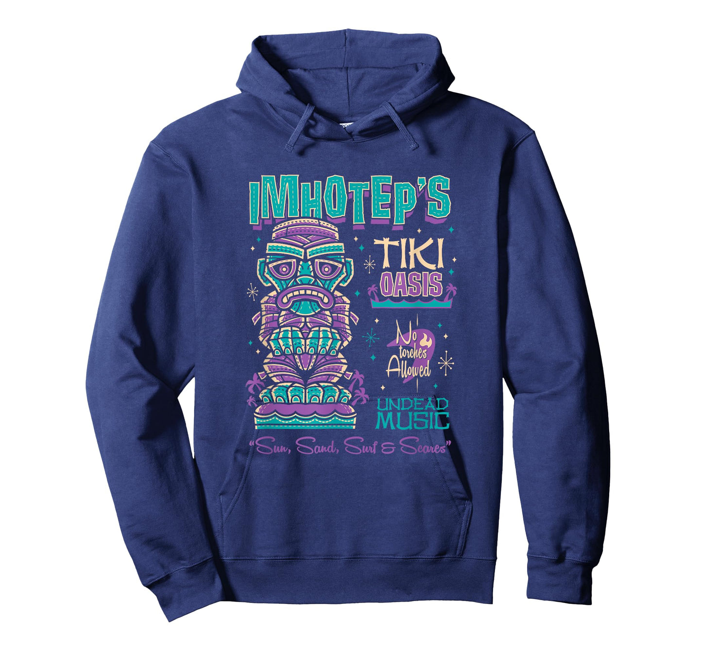 The Mummy Creepy Cute Tiki Lounge - Vacation Surf Monster T-Shirt