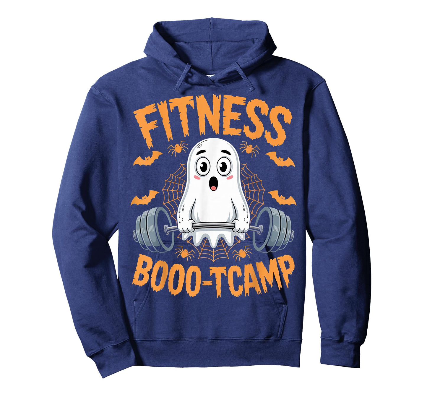Fitness Boo-tcamp Gym Ghost Spooky Weightlifting Halloween T-Shirt
