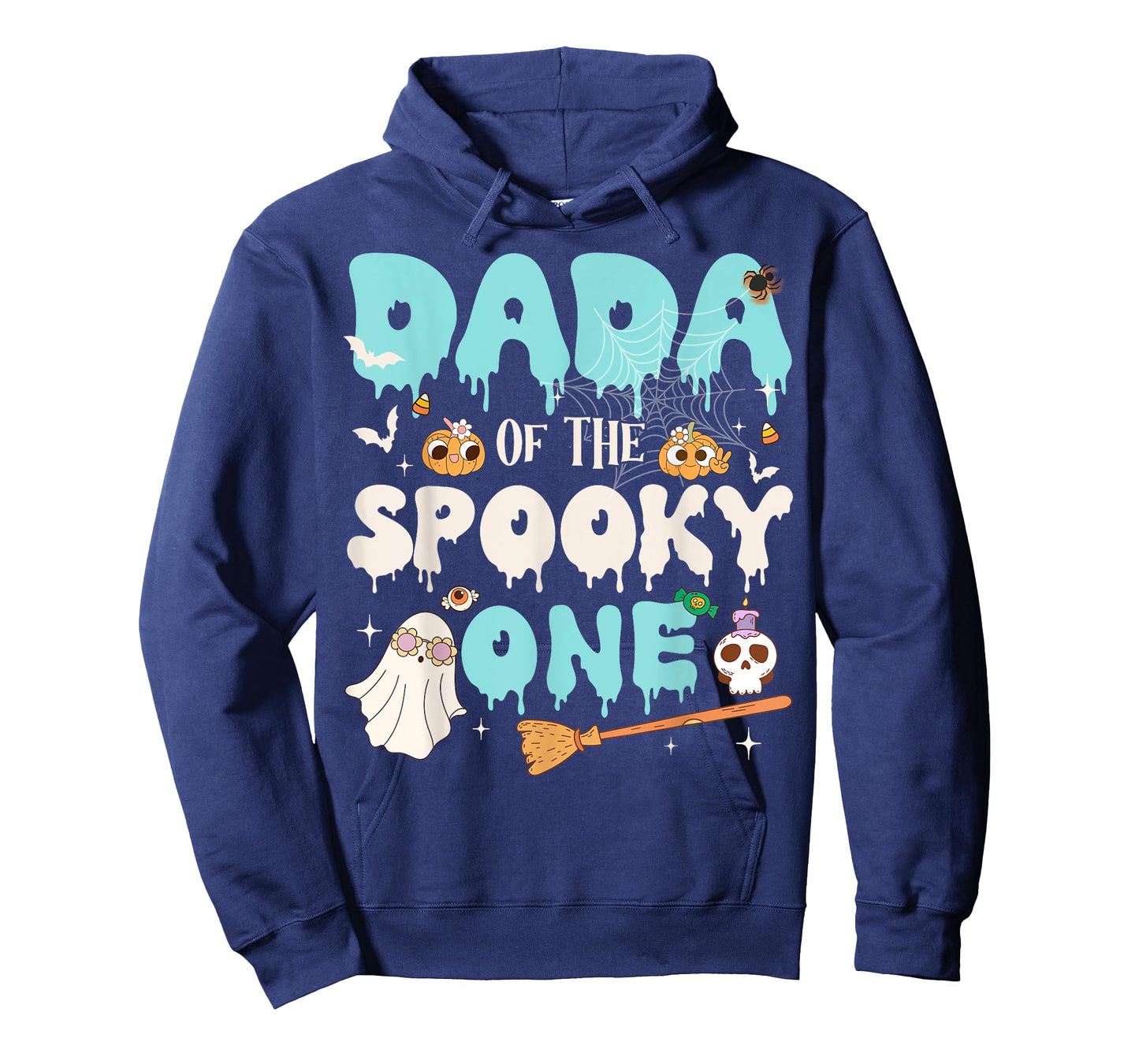Dada of The Spooky One Boy 1st Birthday Halloween Family T-Shirt