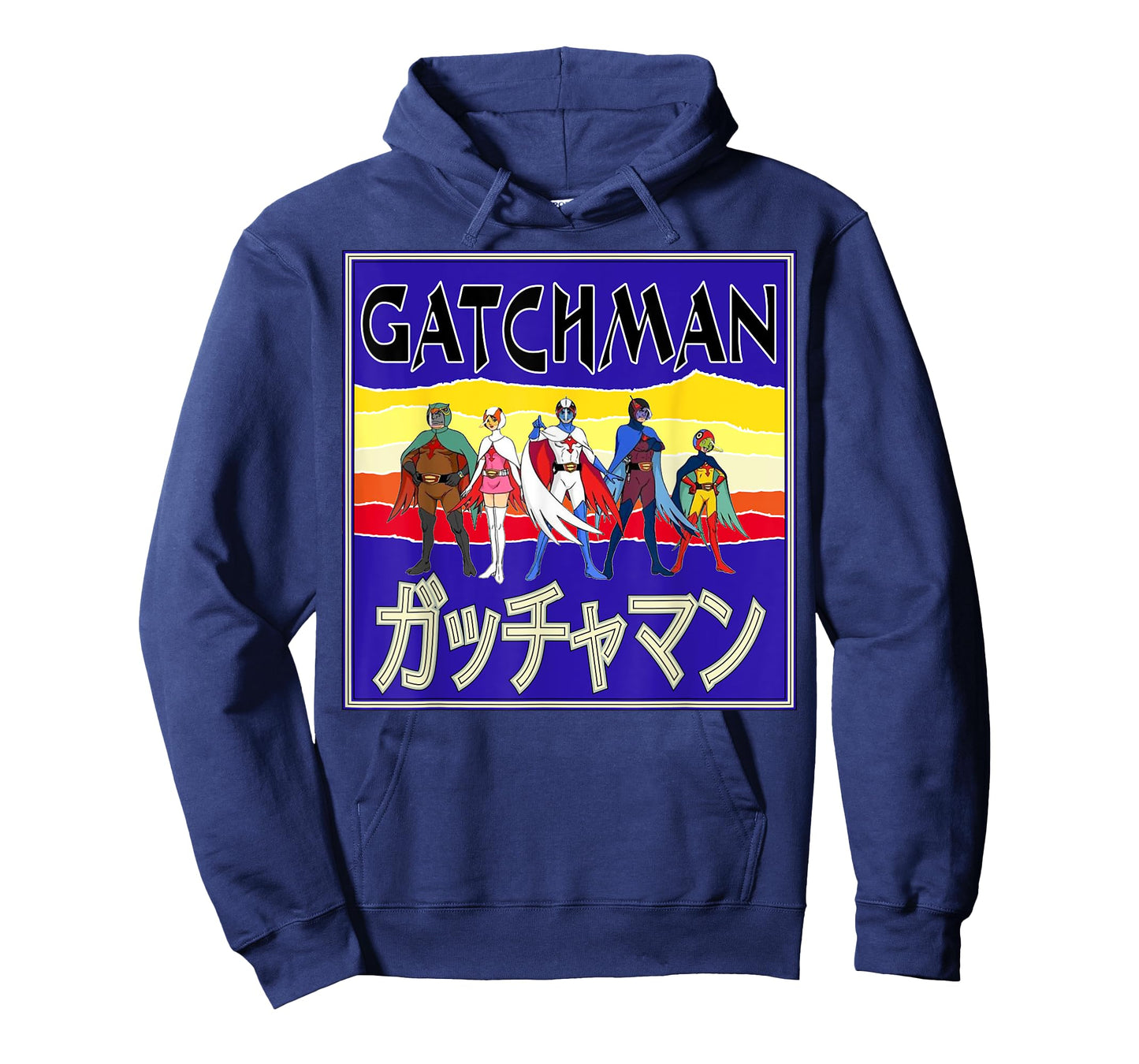 Battle of the Planets Gatchaman G Force Retro Cover T-Shirt