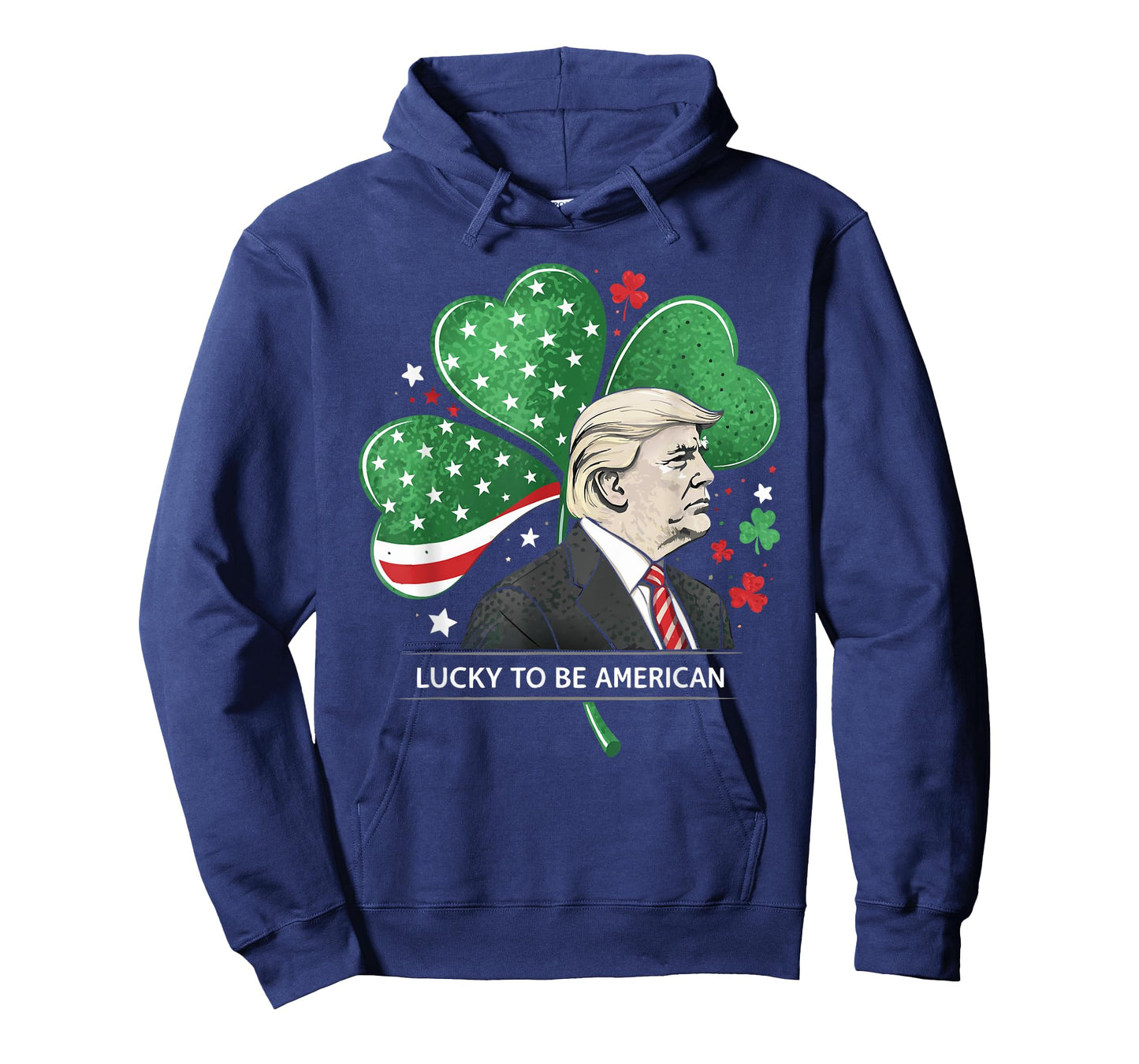 Lucky President Trump - Irish American Clover Shamrock Trump T-Shirt