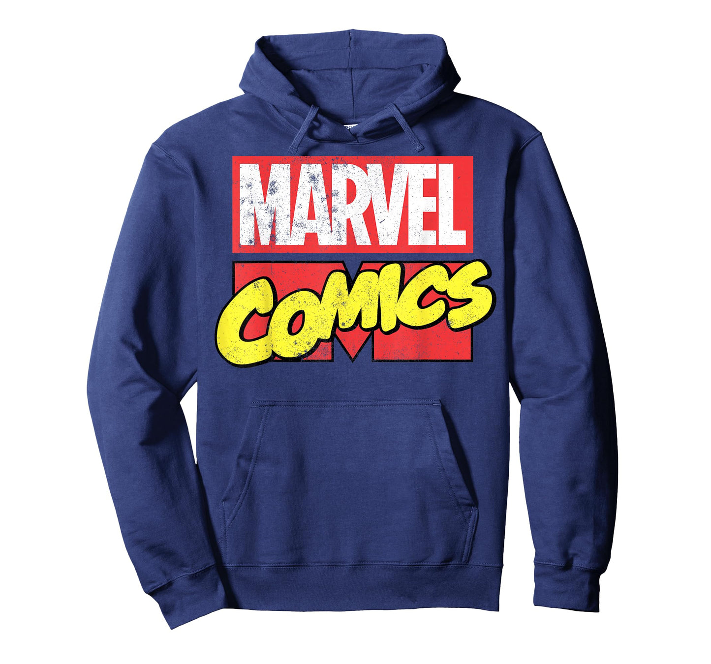 Marvel Comics Classic Distressed Red & Yellow Title Logo T-Shirt