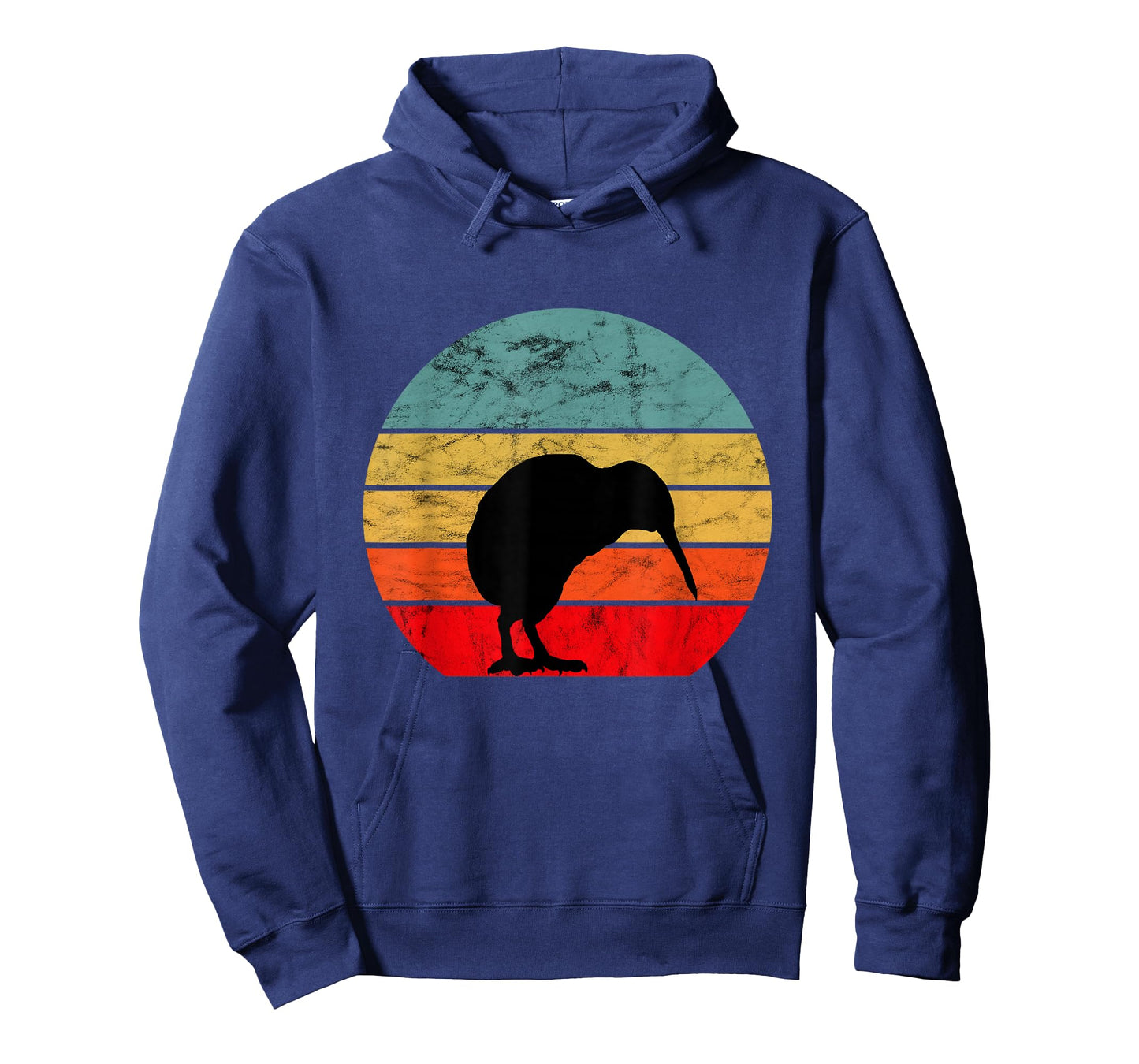 Kiwi Bird Retro Vintage Sunset New Zealand Animals Kiwi Bird T-Shirt