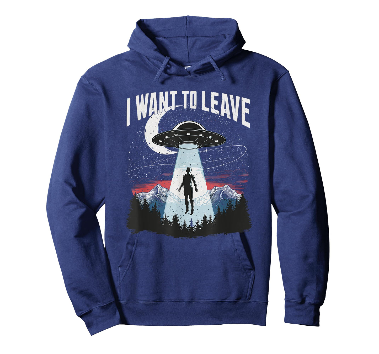 I Want To Leave Spaceship Alien Space UFO Aliens T-Shirt