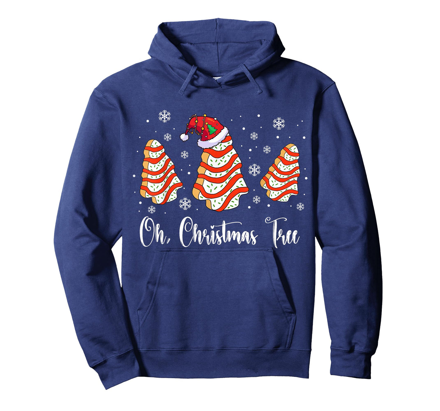 Oh Christmas Tree Cakes Debbie Becky Jen Cake Lovers Xmas T-Shirt