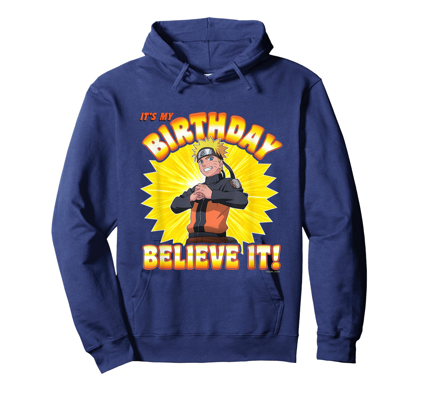 Naruto Shippuden Birthday Believe It Anime T-Shirt