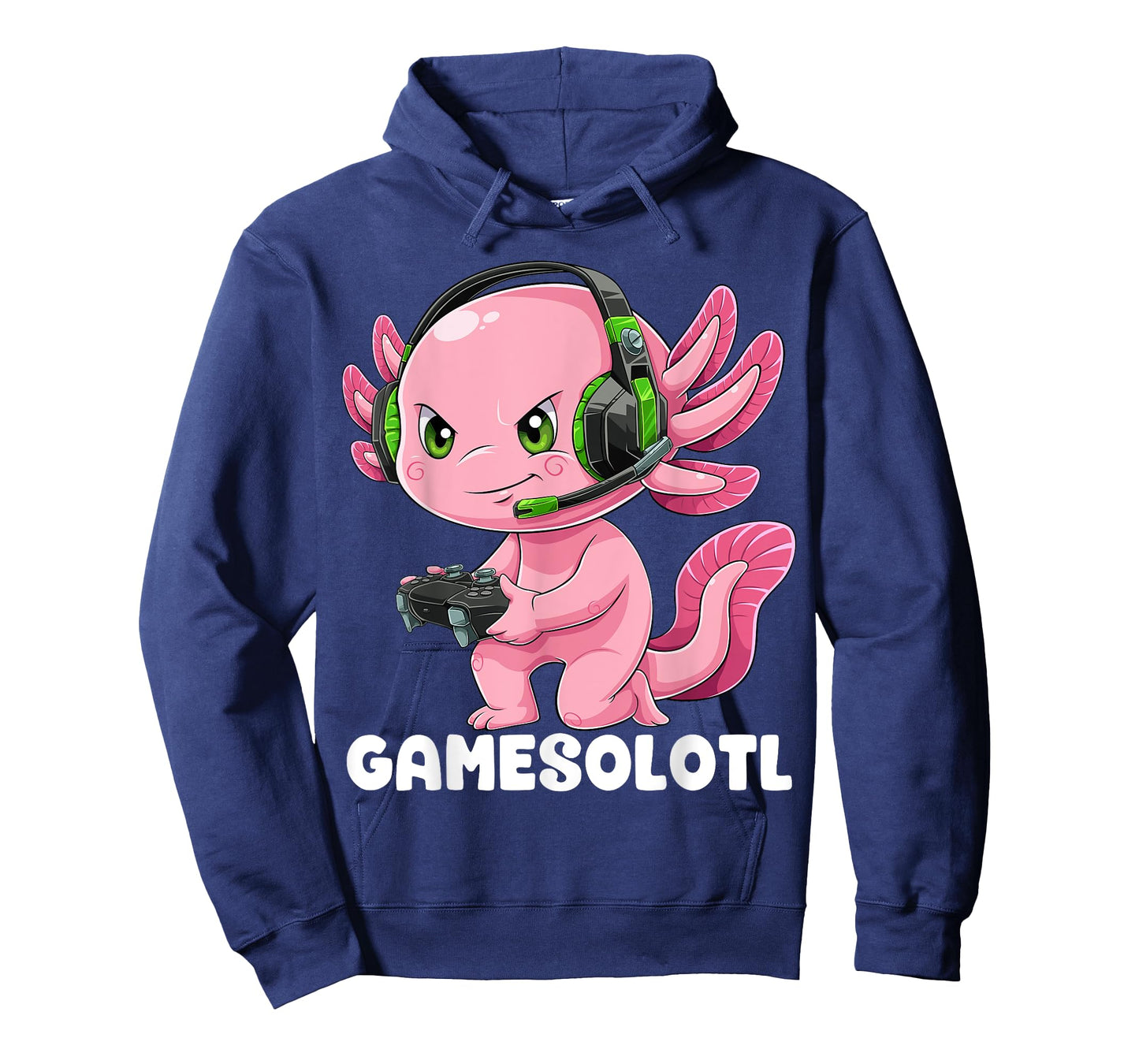 Gamer Axolotl Shirt Gamesolotl Fish Gaming Video Gamer Anime T-Shirt