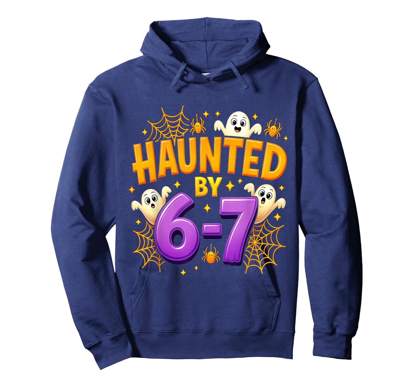 Haunted by 67 Funny Six Seven 67 Meme Spooky Ghost Halloween T-Shirt
