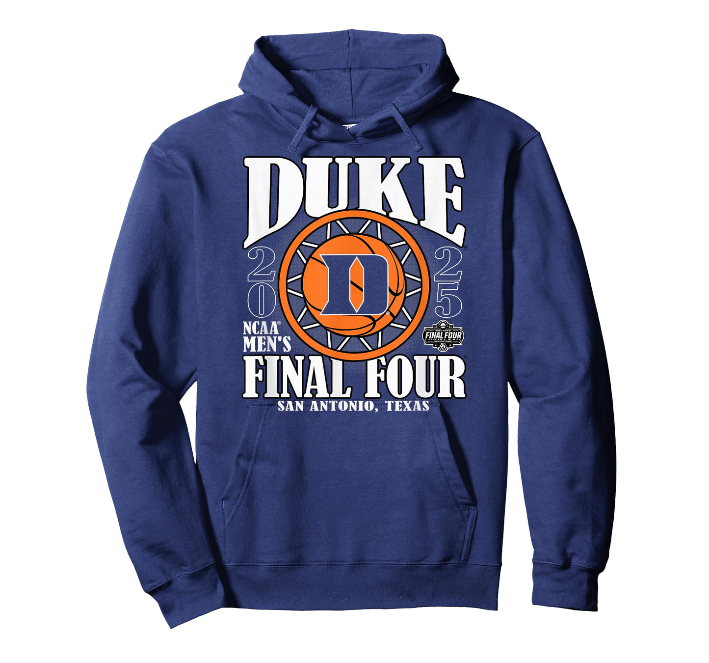 Duke Blue Devils Final Four 2025 Men's Basketball Dunk Royal T-Shirt