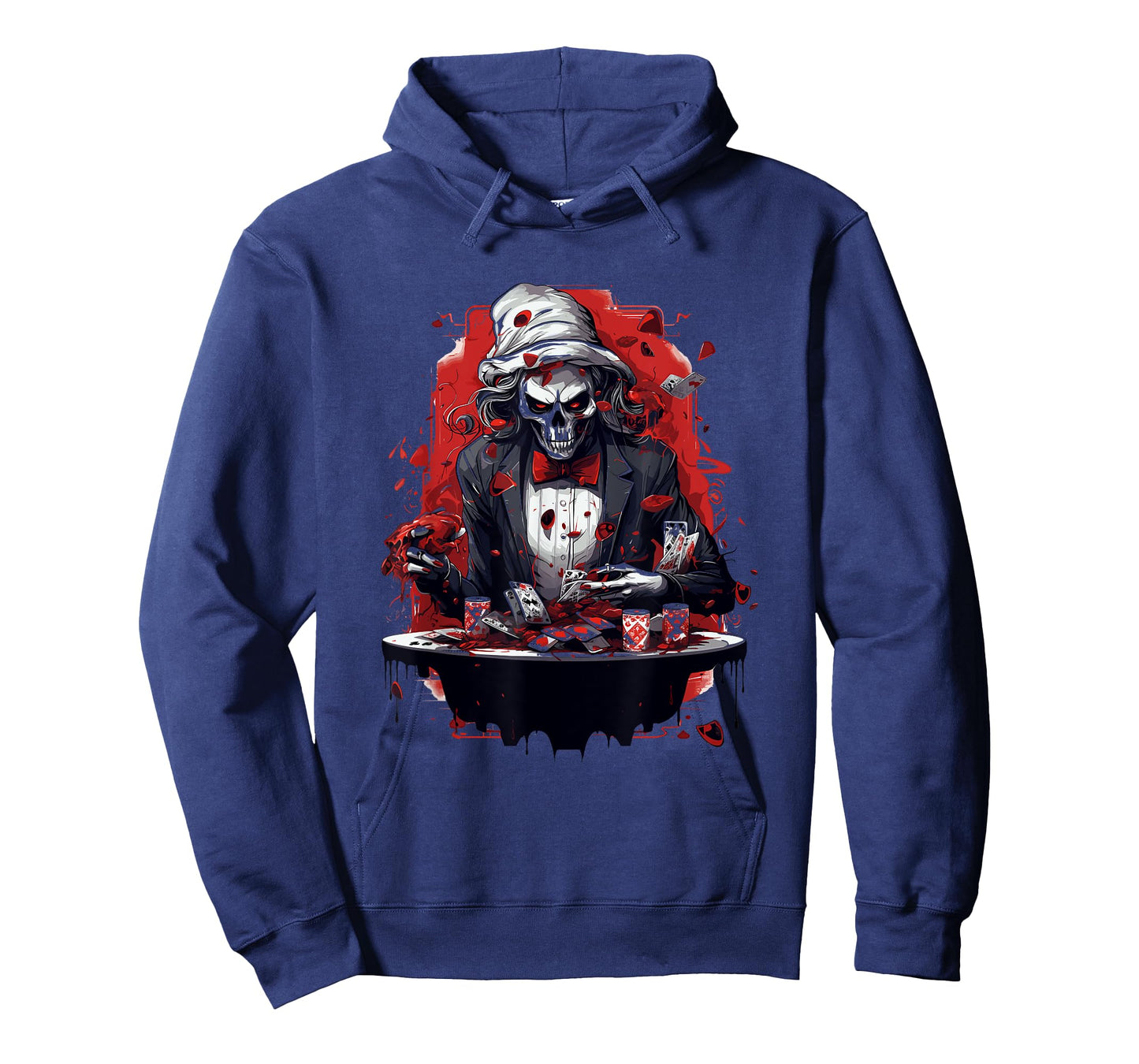 Funny Poker Skeleton Card Player Casino Gambler Poker T-Shirt