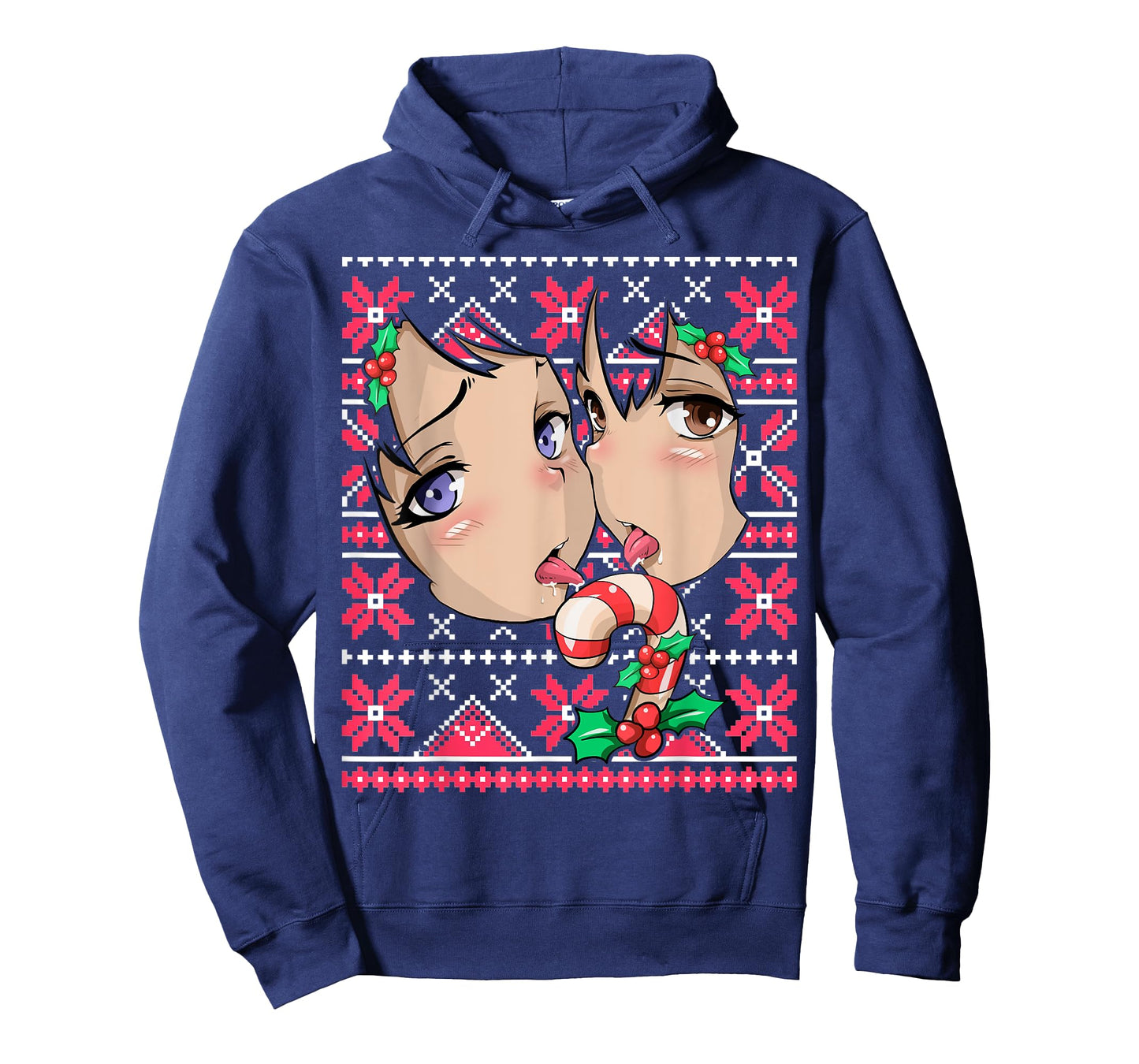 Ugly Christmas Otaku Ahegao Ecchi Etchi Lewd Hentai Kawaii T-Shirt