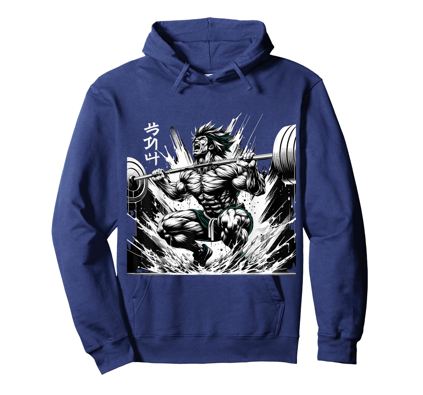 Muscle Manga Warriors - Anime Fitness Vector Design T-Shirt