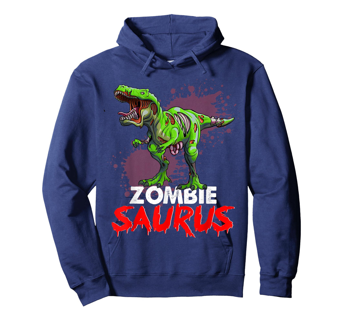 Zombie Saurus Skeleton Dinosaur T Rex Zombie Halloween Boys T-Shirt