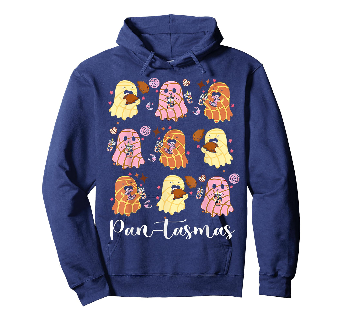 Pantasmas Ghost Pan Dulce Halloween Mexican Conchas Boo T-Shirt