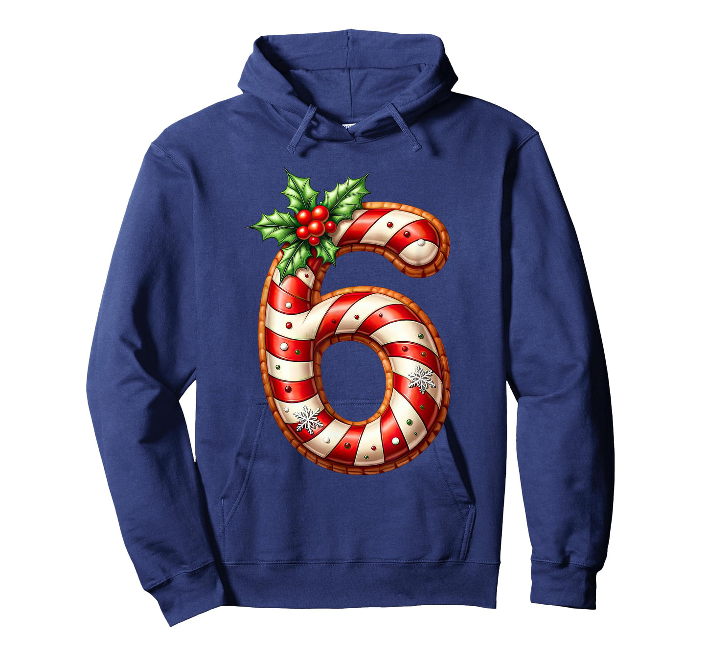 Christmas Six Seven 6 7 Meme Candy Cane Boys Girls Men Women T-Shirt