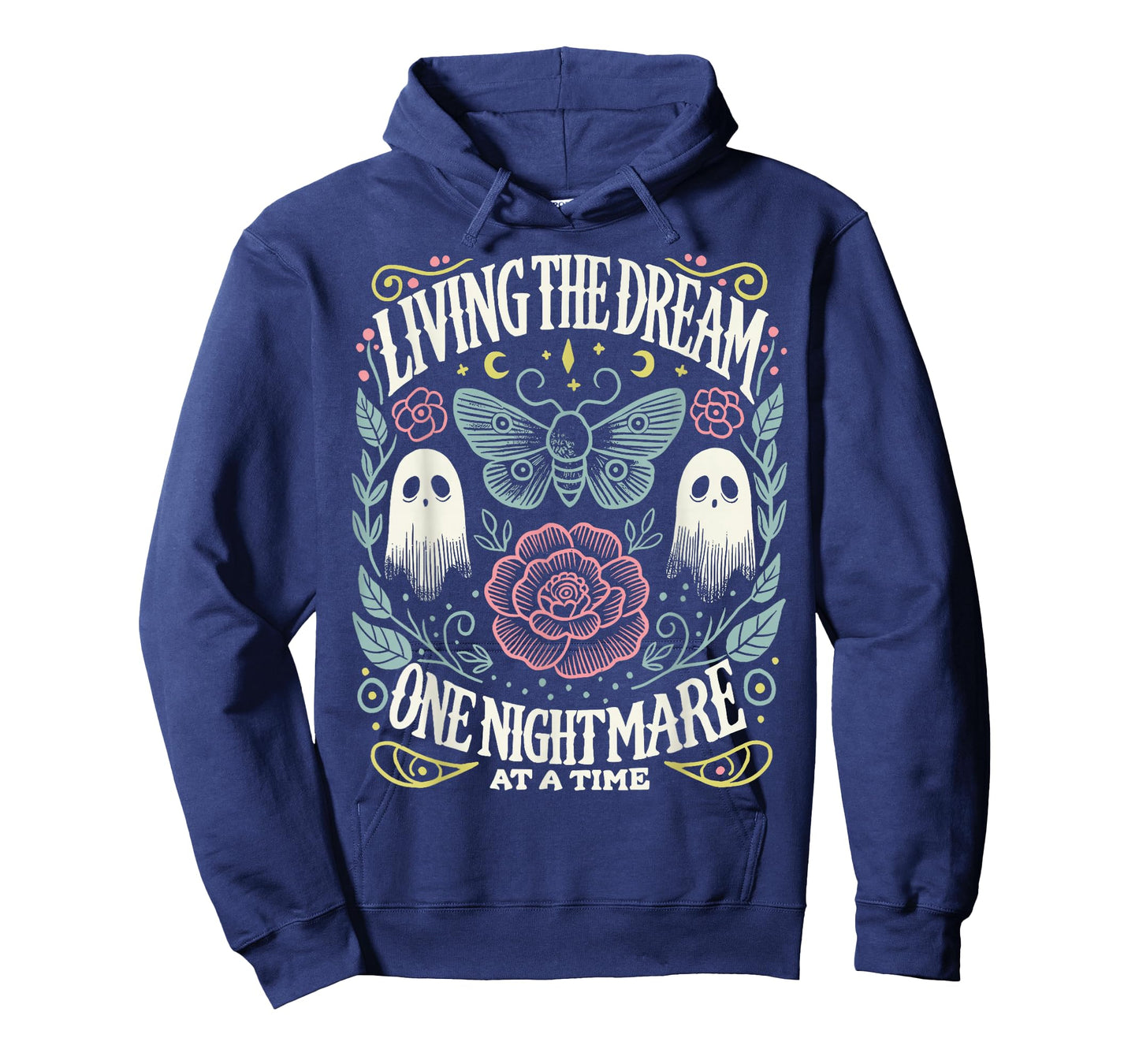 Living The Dream One Nightmare at The Time Funny Halloween T-Shirt