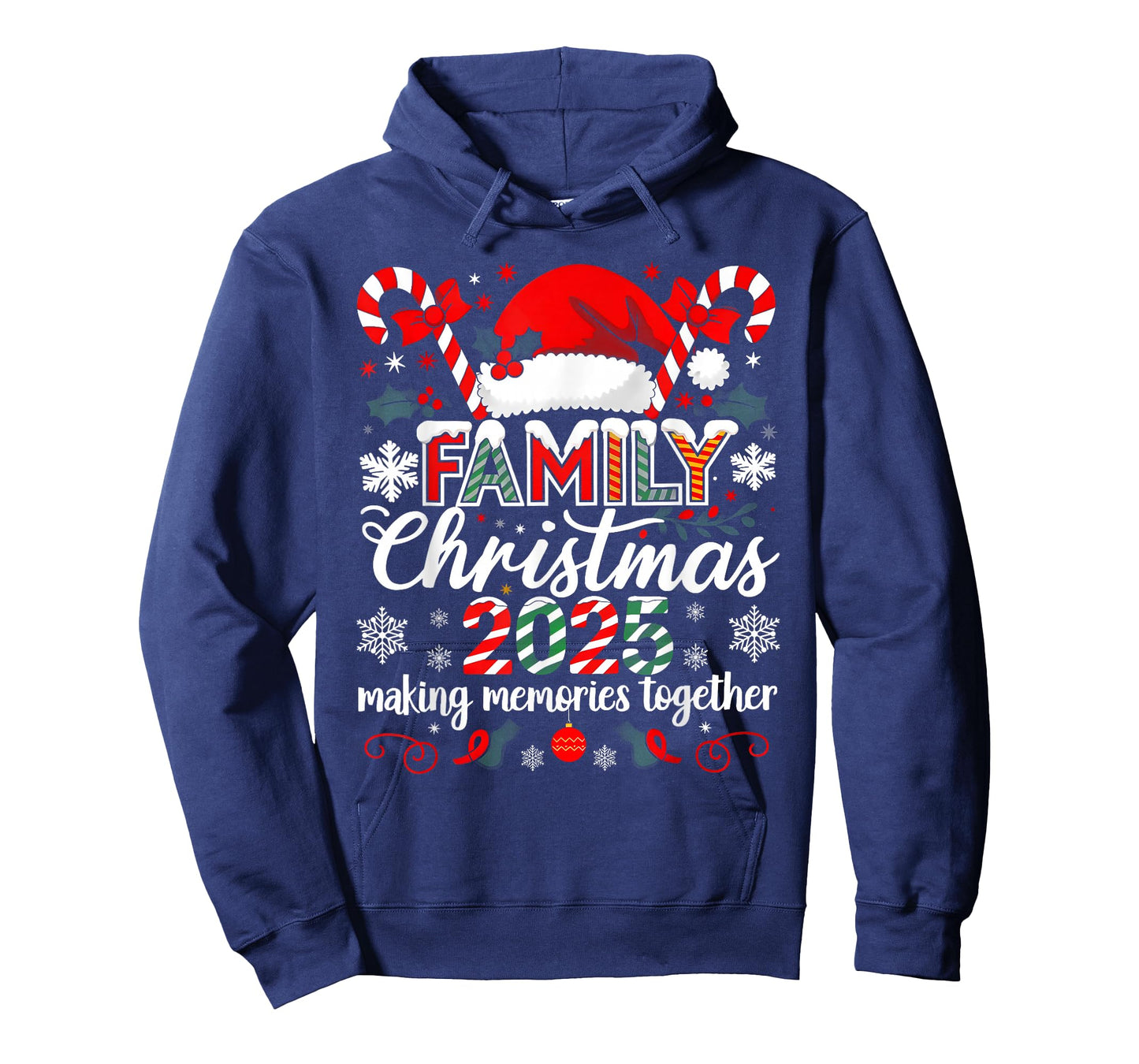 Family Christmas 2025 Making Memories Together Santa Candy T-Shirt