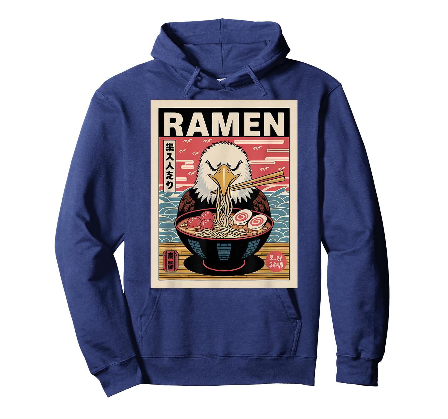 Anime Eagle Manga Kawaii Otaku Neko Japanese Ramen Eagle T-Shirt