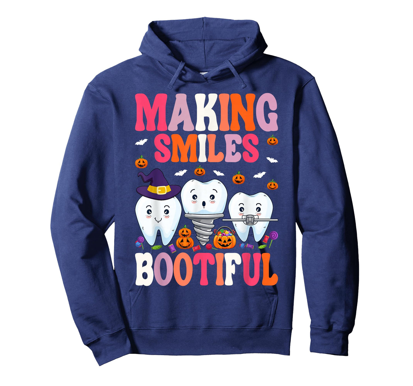 Making Smiles Bootiful Funny Ghost Dentist Halloween Dental T-Shirt