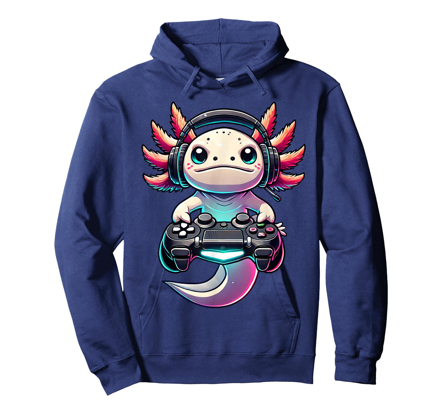Funny Axolotl Retro Gamer Video Games Boys Girls Kids T-Shirt