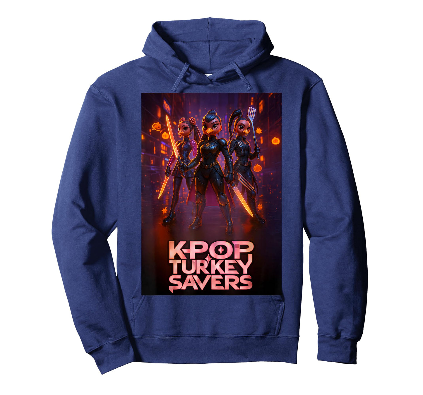 Korean-Pop Turkey Savers | Funny Thanksgiving Graphic T-Shirt