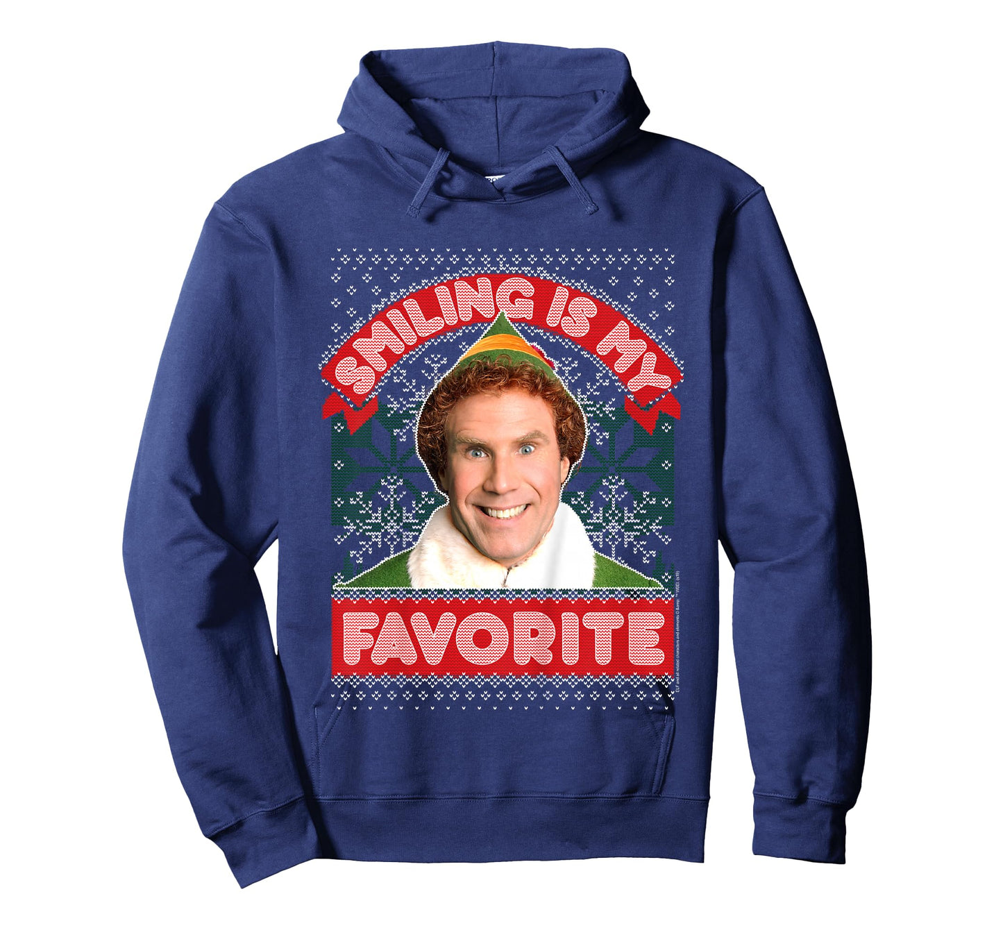 Kids Elf Buddy Smiling is My Favorite Christmas T-Shirt