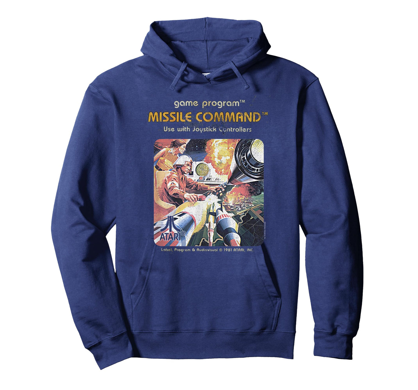 ATARI Missile Command Video Game Cartridge T-Shirt