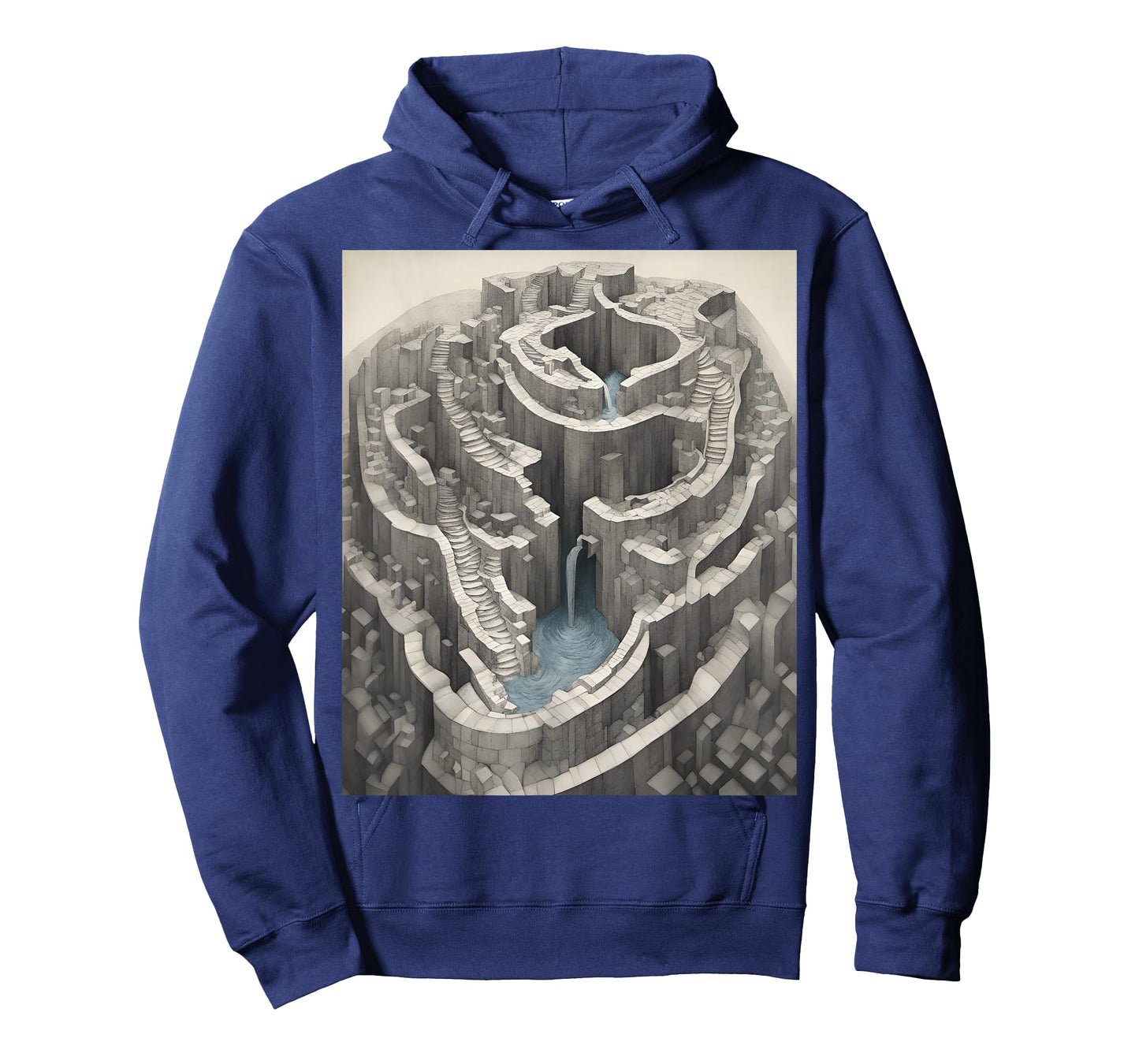 Infinite Waterfall Escher Illusion T-Shirt