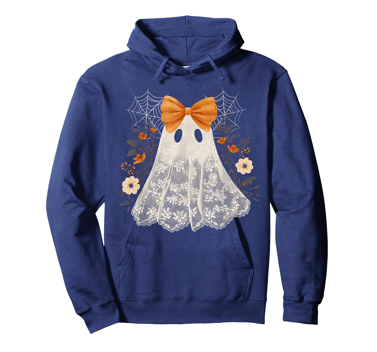 Cute Lace Ghost Floral Coquette Bow Women Girl Halloween T-Shirt