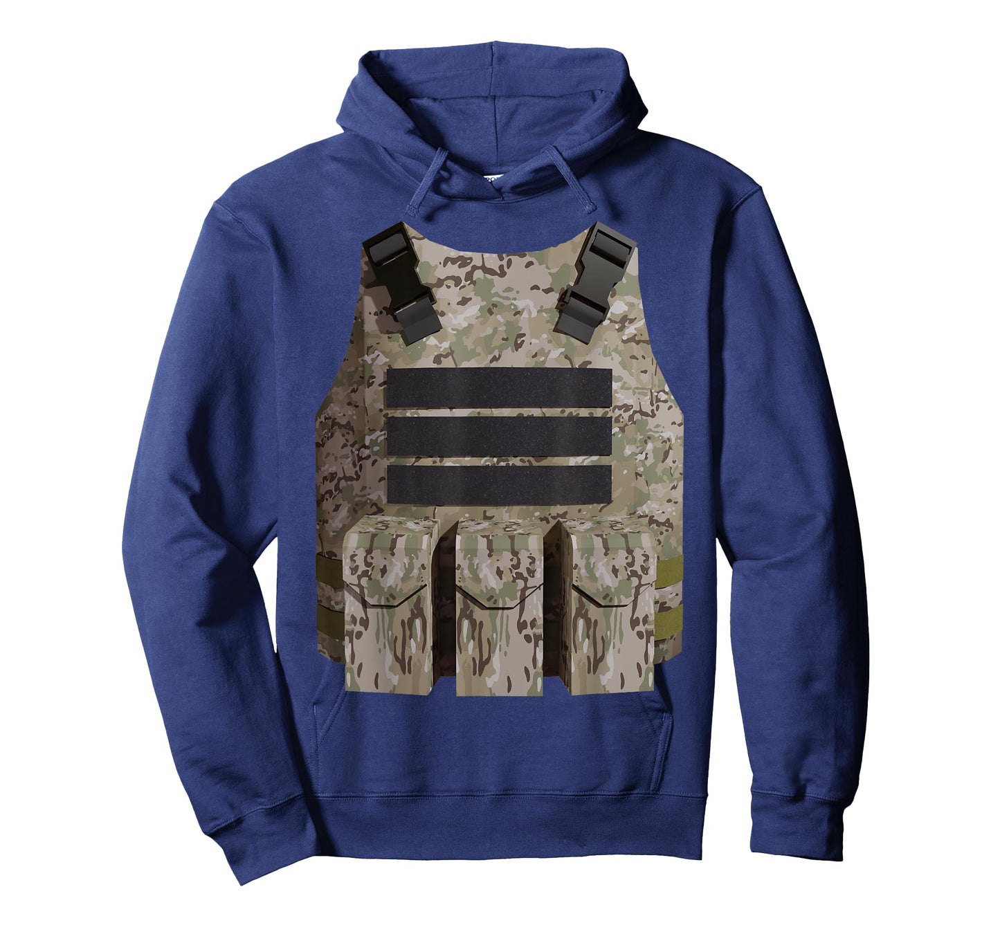 Faux Bulletproof Vest Gamer Costume Desert Camo version T-Shirt