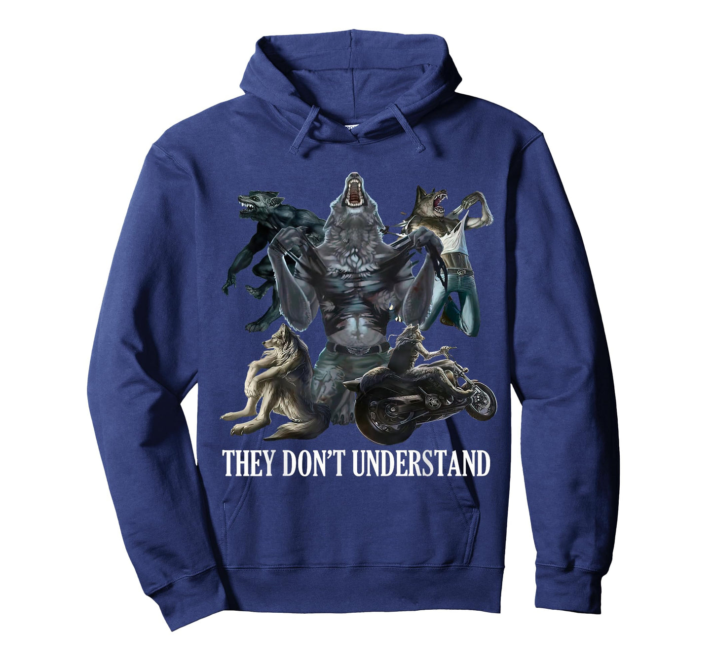 They Don’t Understand Alpha Wolf - Unhinged Sigma Wolf Meme T-Shirt