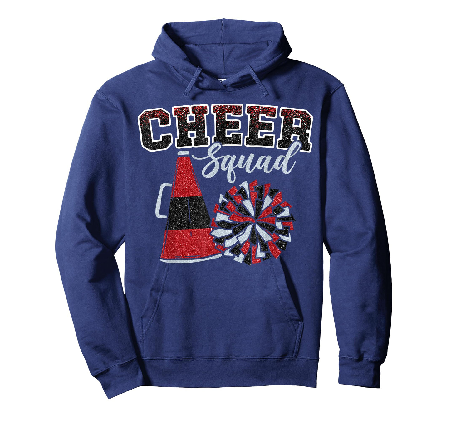 Cheer Squad Funny Cheerleader Cheerleading Red Women Girl T-Shirt