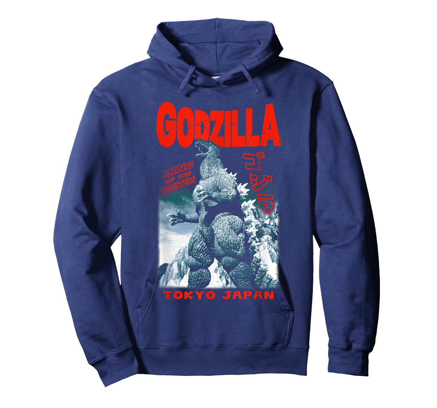 Godzilla King of The Monsters Tokyo Japan Red Text Movie T-Shirt