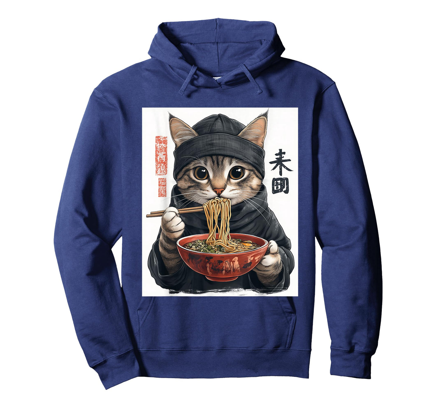 Anime Cat Ramen T-Shirt - Japanese Style Graphic Tee T-Shirt