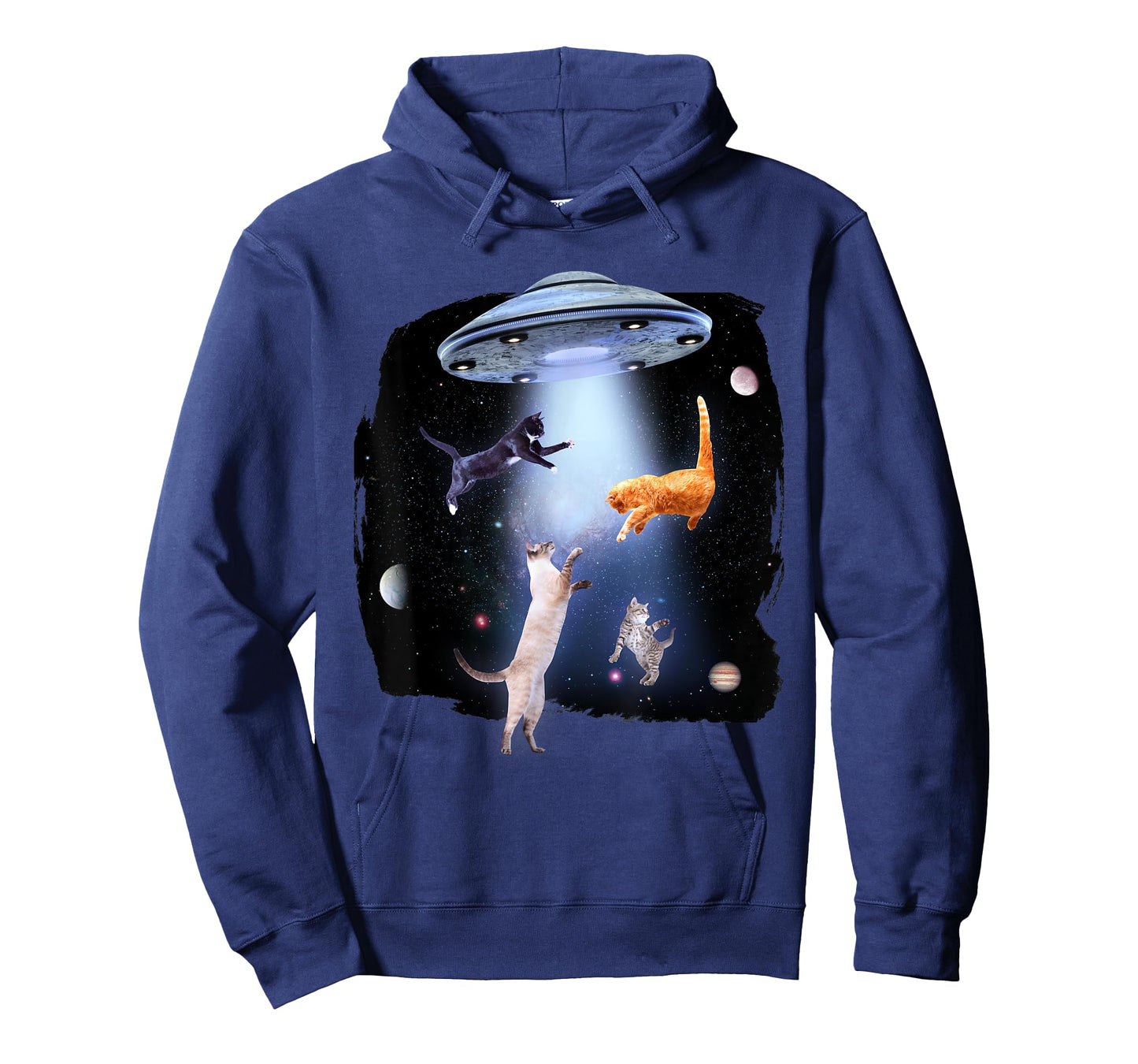 Funny Galaxy Cat Space Kitty Planets Galaxy T-Shirt