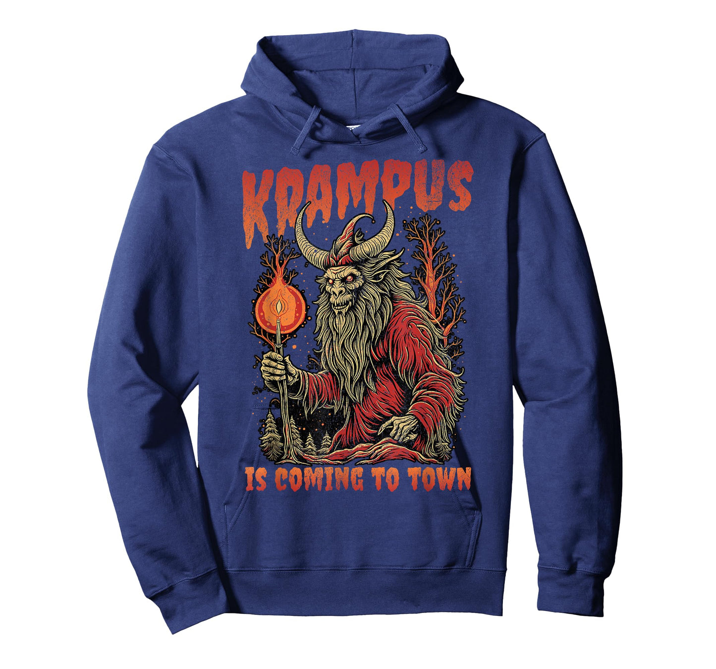 Christmas Krampus Is Coming Hail Santa Clothing T-Shirt