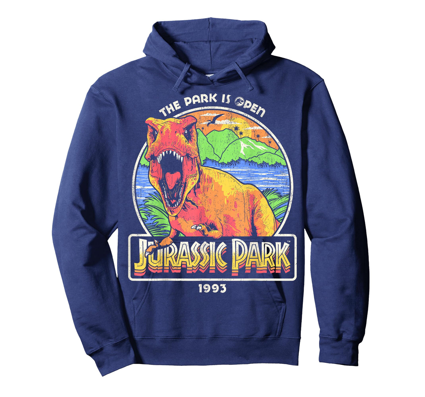 Jurassic Park 1993 The Park Is Open Jurassic Park Logo T-Shirt