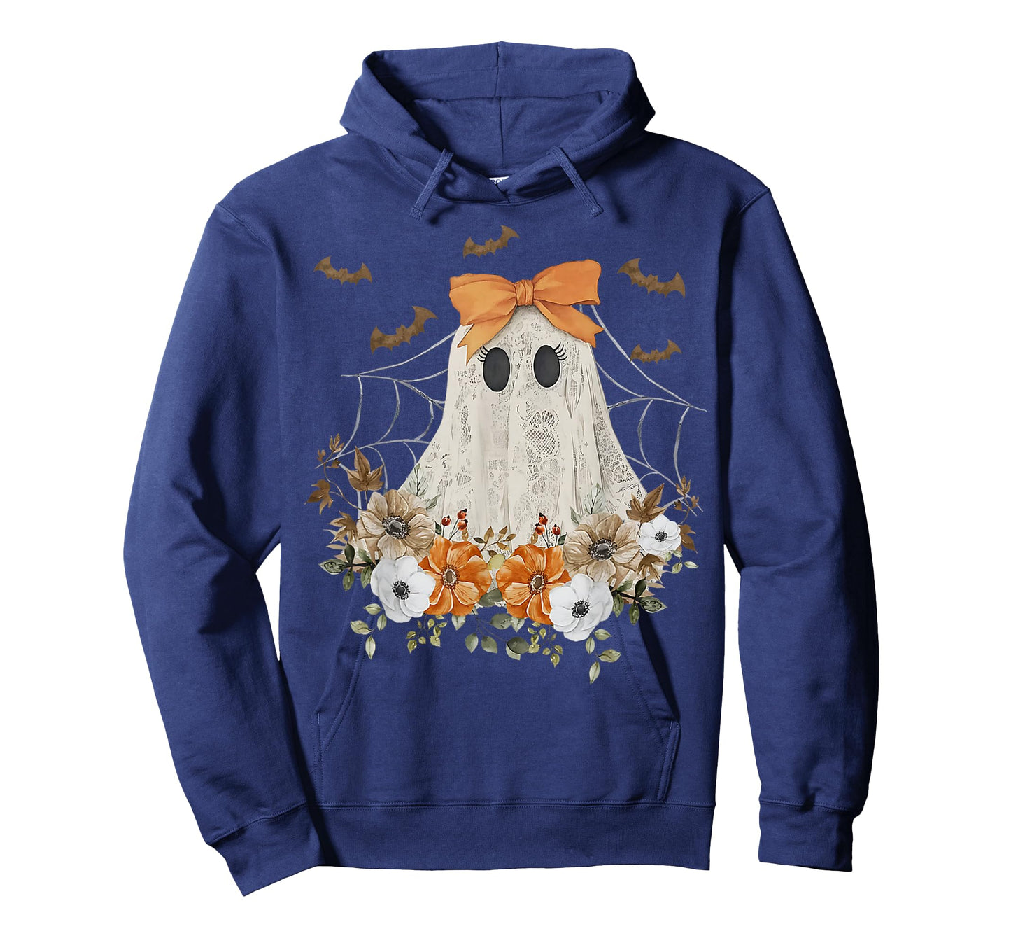 Coquette Ghost Flower Ghost Spooky Lace T-Shirt