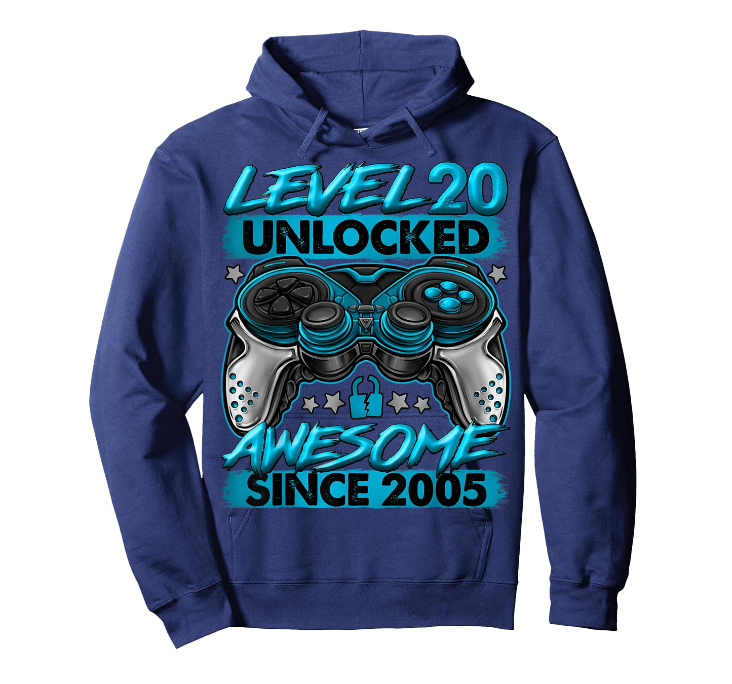 Level 20 Unlocked 20 Year Old Gifts Boys 20th Birthday Boy T-Shirt